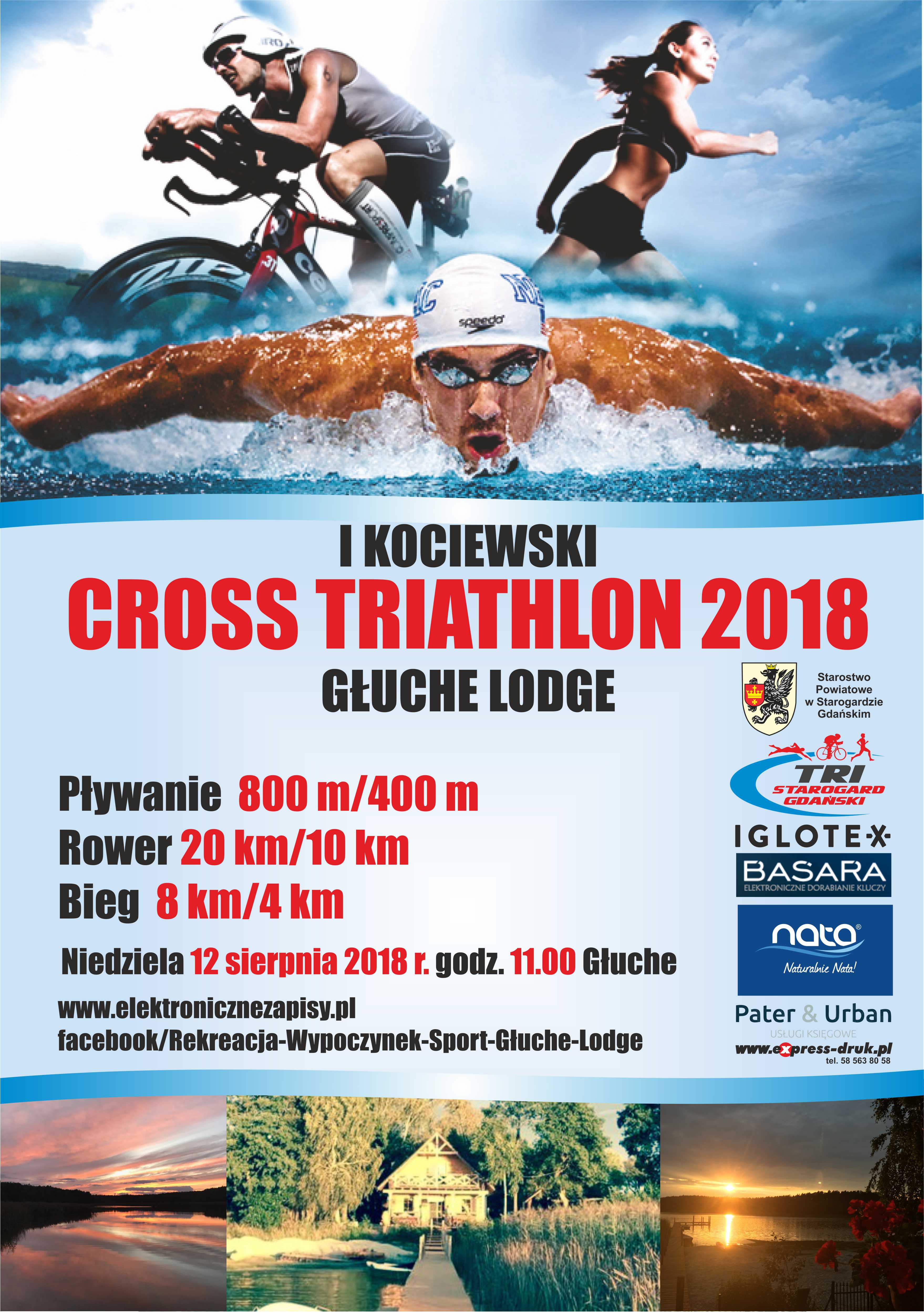 Zakończył się Kociewski Cross Triathlon - Głuche Lodge 