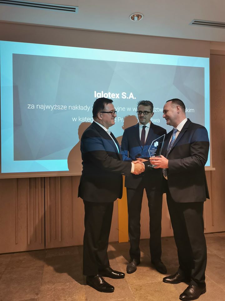 Iglotex nagrodzony przez Zarząd Pomorskiej Specjalnej Strefy Ekonomicznej 