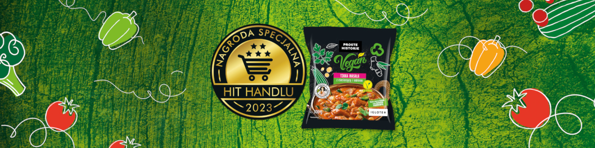 Linia produktów Proste Historie VEGAN z nagrodą specjalną Hit Handlu 2023!