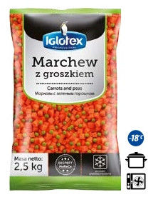 Marchewka z groszkiem